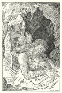 Óriás aranyszakáll (litho) alkotó: Louis John Rhead