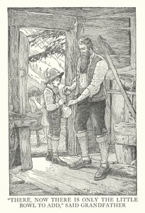 Johanna Spyri illusztrációja a Heidihez (litográfia) alkotó: Louis John Rhead