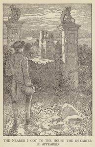 Illusztráció az Elrabolva, Robert Louis Stevenson alkotó: Louis John Rhead
