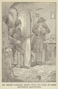 Illusztráció az Elrabolva, Robert Louis Stevenson alkotó: Louis John Rhead