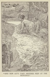 Illusztráció az Elrabolva, Robert Louis Stevenson alkotó: Louis John Rhead