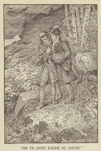 Illusztráció az Elrabolva, Robert Louis Stevenson alkotó: Louis John Rhead