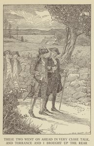 Illusztráció az Elrabolva, Robert Louis Stevenson alkotó: Louis John Rhead