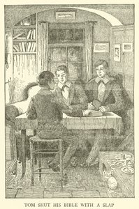 Illusztráció Tom Brown iskolai napjaihoz (metszet) alkotó: Louis John Rhead