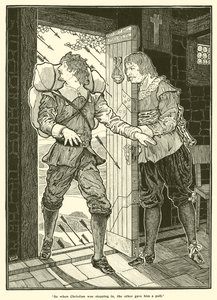 Tehát amikor Christian belépett, a másik húzott neki (metszet) alkotó: Louis John Rhead