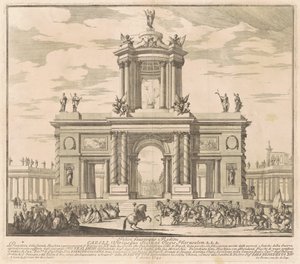 A Seconda Macchina Chinea számára 1745: Diadalív Bourbon Károly király Nápolyba való visszatéréséhez