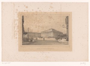 Kilátás a párizsi Bourse épületre Bourse et Tribunal de Commerce (cím a tárgyon) Arcok Párizsban és környékén (sorozat címe) Paris (sorozat címe a tárgyon)