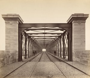 [Railroad Viaduct at La Fontaine-des-Eaux, Dinan], 1879-80 alkotó: Louis Lafon