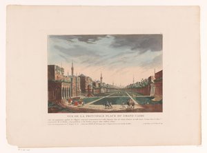 Kilátás egy térre Kairóban Vue de la Principale Place du Grand Caire (cím a tárgyon) Városképek Olaszországban, Spanyolországban és Egyiptomban (sorozat címe)