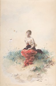 Női alak, 19. század. alkotó: Louis Leloir