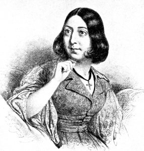 "George Sand", 1923. alkotó: Louis Leopold Boilly