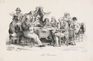 Az újságok alkotó: Louis Leopold Boilly