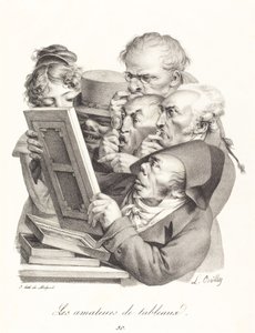 A képrajongók alkotó: Louis Leopold Boilly