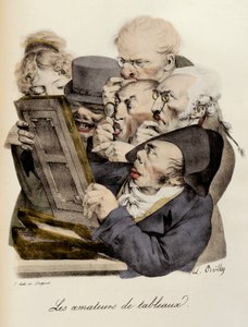 A festmények szerelmesei Louis-Leopold Boilly metszet (Louis Leopold Boilly alkotó: Louis Leopold Boilly