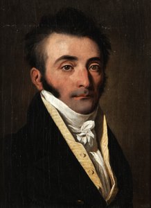 Sárga mellényt viselő férfi portréja alkotó: Louis Leopold Boilly