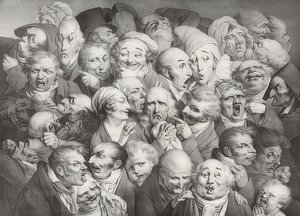 35 különböző vezető találkozója (35 verschiedene Köpfe). 1825 alkotó: Louis Leopold Boilly
