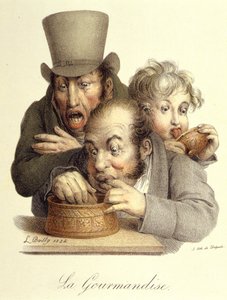 Seven Deadly Sins: Gourmandise, Boilly alkotó: Louis Leopold Boilly