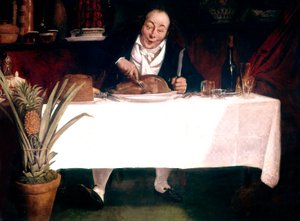 Az ínyenc: Ember pulykát eszik alkotó: Louis Leopold Boilly
