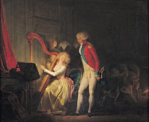 A rögtönzött koncert, avagy a harmónia ára, 1790 alkotó: Louis Leopold Boilly