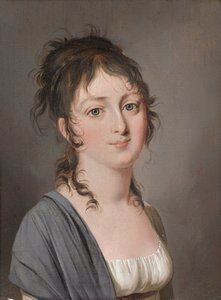 Louis-Léopold Boilly - François de Sainte-Aldegonden grófnő portréja alkotó: Louis Leopold Boilly