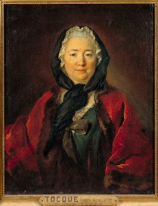 Madame de Graffigny (1695-1758) francia író feltételezett portréja Louis Tocque festménye (1696-1772) 18. század V. 0,81x0,65 m alkotó: Louis Tocqué