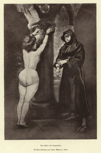 Az inkvizíció áldozata (litho)
