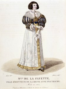 Marie-Madeleine (Marie Madeleine) Pioche de La Vergne, Lafayette grófnője (Madame de la Fayette) (1634-1693), Anna osztrák királynő tiszteletbeli lánya. A „Híres nők francia galériájában””