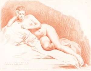 Fekvő női akt, 1771.