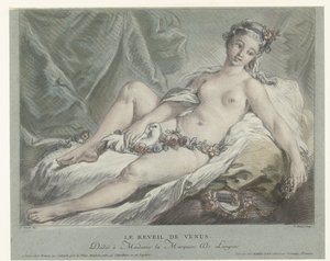 A Vénusz felébred Le reveil de Venus (cím a tárgyon)