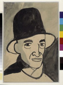 Louis Mathieu Verdilhan (1875-1928), Musee Cantini, Marseille önarcképe.