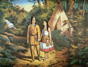 Hiawatha esküvője (színes litó)