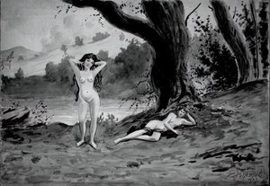 Két akt, 1900.