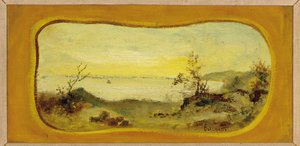 Víztisztítás (olaj, masonite) alkotó: Louis Michel Eilshemius