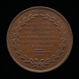 Felirat [hátra], 1826. alkotó: Louis Michel Petit