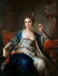 Mademoiselle Salle portréja 1737-ben. Louis Michel Van Loo festménye (1707 - 1771) alkotó: Louis Michel van Loo