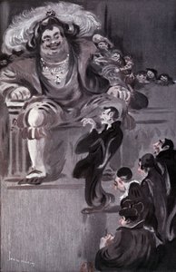 Gargantua - Rabelais "Gargantua"-jában, ill. szerző: Louis Morin, szerk. Laurens, Párizs