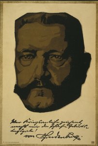 Paul von Hindenburg tábornok portréja