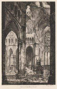 Reims-székesegyház, déli keresztút alkotó: Louis Orr