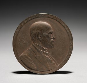 Érem: Abram Stevens Hewitt, 1875-1925.