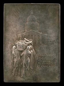 Sadi Carnot elnök testülete a Panthéonban [előlap], 1894.
