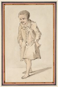 Little Cazey, 1747 körül (ceruza, toll és tinta és akvarell papíron)