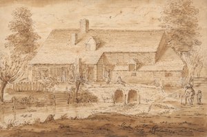 Kilátás Aldenham, Herts közelében alkotó: Louis Philippe Boitard