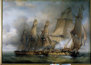 Csata a La Bayonnaise francia fregatt és az angol L