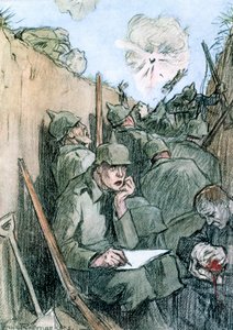„Level a német árkokból”, 1916