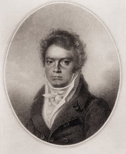 Beethoven, Ludwig, furgon. német zeneszerző (metszet) alkotó: Louis Rene Letronne