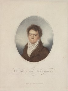 Ludwig van Beethoven (1770-1827) Blasius Hotel metszete (1792-1863) 1814 (mezzotinta) alkotó: Louis Rene Letronne