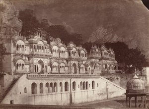 A király templomai, Ulwar, 1860-as évek (fotó) alkotó: Louis Rousselet