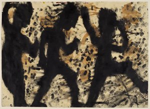 Brousse és Frapper, recto, 1937-1942 (olajos gouache és tinta papíron)