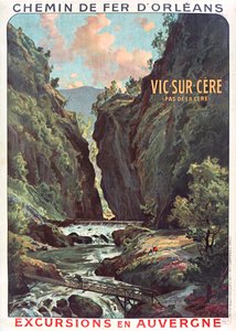 Orléans-i vasút. Vic-sur-Cere, c. 1900-1910.