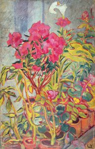 Azálea, 1918 körül (olaj a fedélzeten) alkotó: Louis Valtat